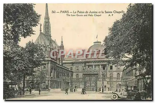 Ansichtskarte AK Paris le Palais de Jusitce et la Sainte Chapelle