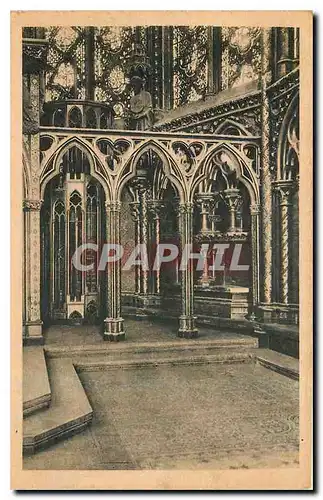 Cartes postales Paris la Sainte Chapelle Chapelle Haute la piscine