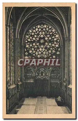 Cartes postales Paris la Sainte Chapelle Chapelle Haute la Nef vue du Choeur