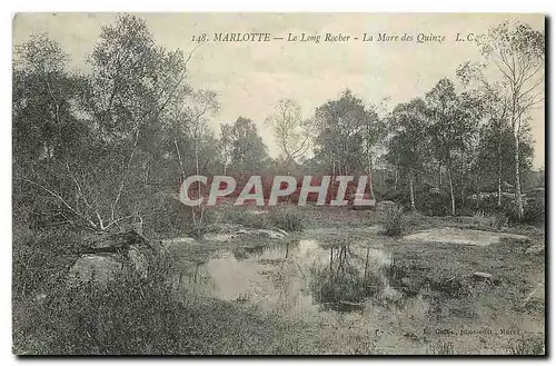 Ansichtskarte AK Marlotte le Long Rocher la Mare des Quinze