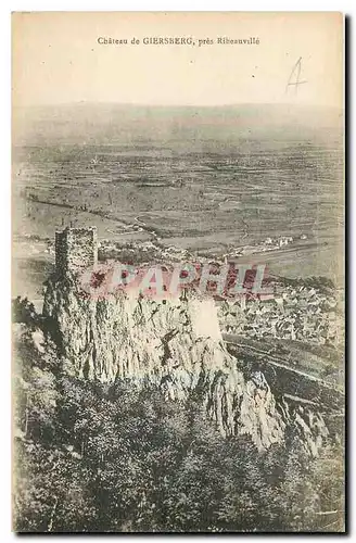 Cartes postales Chateau de Gierserg pres Ribeauville