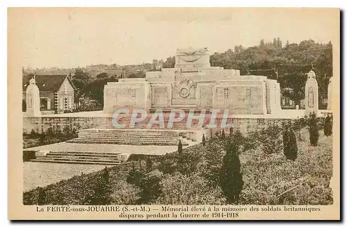 Ansichtskarte AK La Ferte sous Jouarre S et M memorial eleve a la memoire des Soldat britanniques disparus pendan