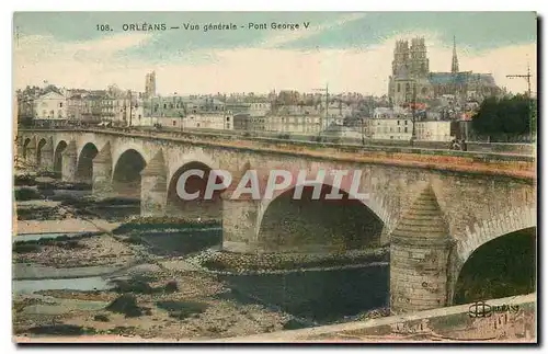 Ansichtskarte AK Orleans vue generale Pont George V