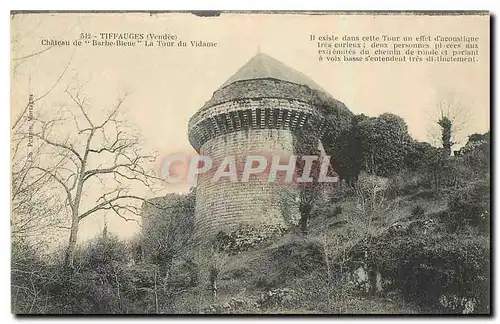 Cartes postales Tiffauges Vendee Chateau de Barbe Bleue La Tour du Vidame