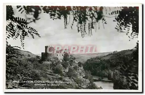 Ansichtskarte AK Le Vieux Chateau feodal de Chouvigny dominant la Sioule