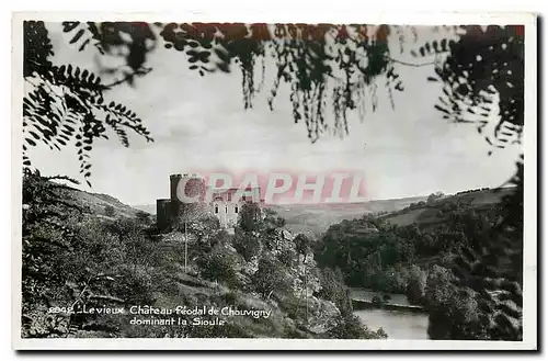 Cartes postales Le Vieux Chateau feodal de Chouvigny dominant la Sioule