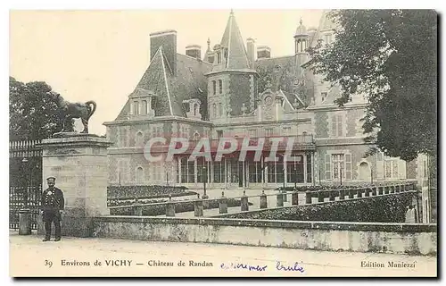 Cartes postales Environs de Vichy Chateau de Randan