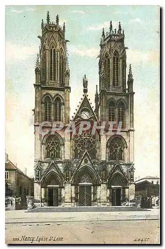 Cartes postales Nancy Eglise St Leon