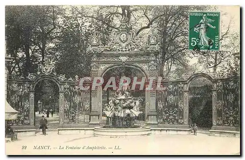 Cartes postales Nancy La Fontaine d'Amphitrite