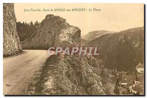 Cartes postales Jura Touriste Route de Morez aux Rousses Le Thuru