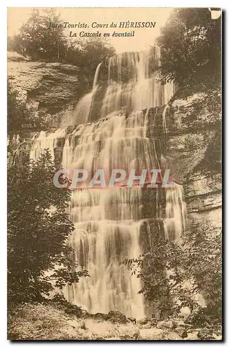 Cartes postales Jura Touriste Cours du Herisson La Cascade en eventail