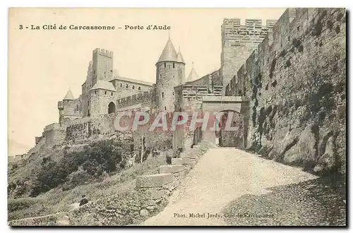 Cartes postales La Cite de Carcassonne Porte d'Aude