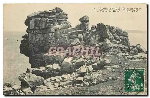 Ansichtskarte AK Ploumanach Cotes du Nord La Pointe du Diable