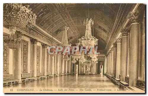 Cartes postales Compiegne Le Chateau Salle des Fetes