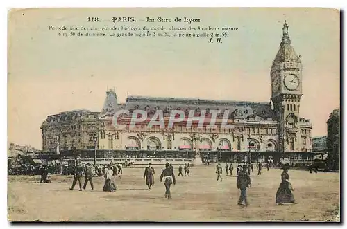 Cartes postales Paris La Gare de Lyon