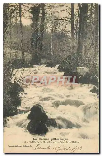 Ansichtskarte AK La Creuse Pittoresque Vallee de la Rozeille Un Coin de la Riviere