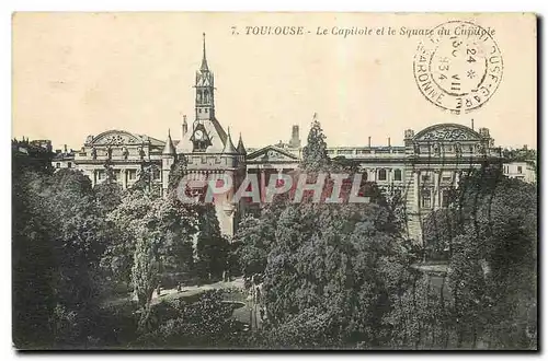 Ansichtskarte AK Toulouse Le Capitole et le Square du Capitole