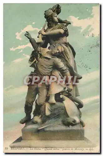 Cartes postales Belfort la Statue Quand meme