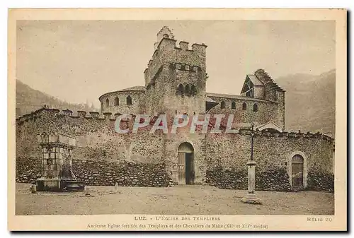 Cartes postales Luz L'Eglise des Templiers