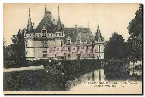 Ansichtskarte AK Azay le Rideau I et L Le Chateau Facade Orientale