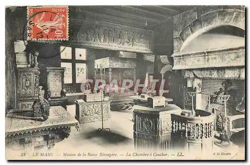 Cartes postales Le Mans Maison de la Reine Berengere La Chambre a coucher