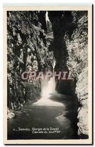 Ansichtskarte AK Servoz Gorges de la Diozaz Cascade du Soufflet