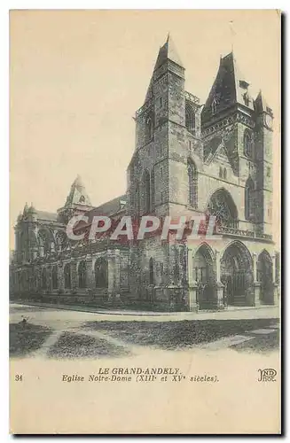 Cartes postales Le Grand Andely Eglise Notre Dame