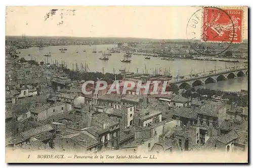 Cartes postales Bordeaux Panorama de la Tour Saint Michel