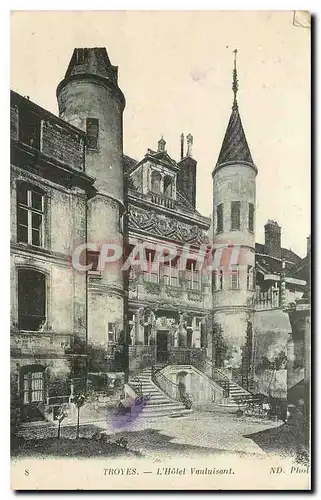 Cartes postales Troyes l'Hotel Vauluisant