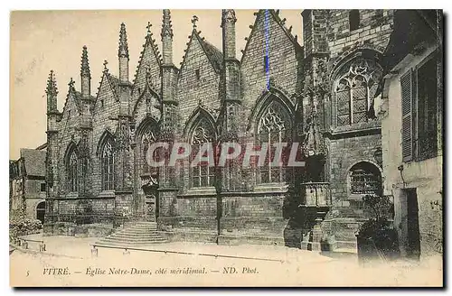 Cartes postales Vitre Eglise Notre Dame cote meridional