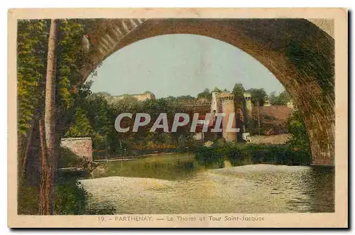 Cartes postales Partenay Le Thouet et Tour Saint Jacques