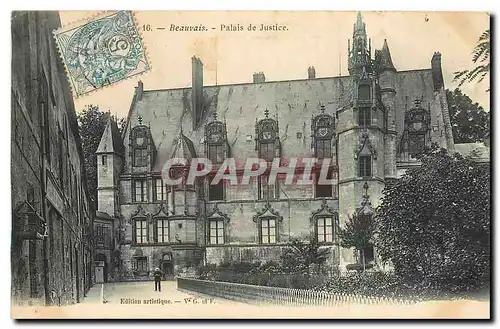 Cartes postales Beauvais Palais de Justice