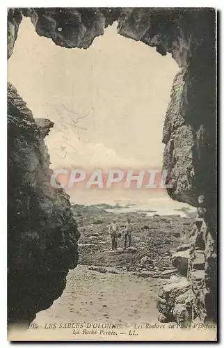 Cartes postales Les Sables d'Olonne Les Rochers La Roche Percee