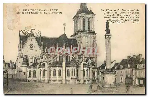 Cartes postales Beaufort en Vallee Abside de l'Eglise N d de Beaufort