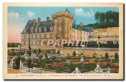 Ansichtskarte AK Villandry I et L Le Chateau et les Jardins