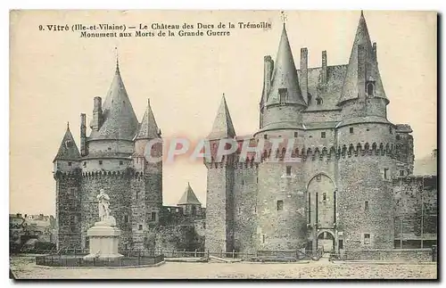 Ansichtskarte AK Vitre Ille et Vilaine Le Chateau des Ducs de la Tremoile