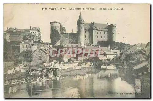 Cartes postales Vitre L et V Le Chateau Nord et les bords de la Vilaine