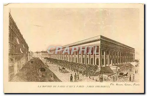 Cartes postales La Bourse de Paris