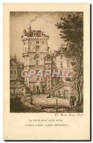 Cartes postales La Tour Jean Peur Fieux Paris