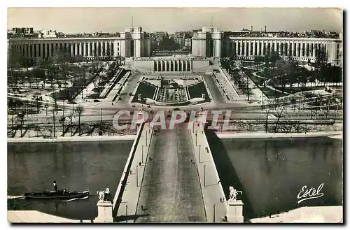 Ansichtskarte AK Paris Le Pont d'Iena et le Palais de Chaillot