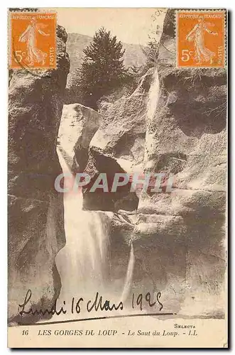 Cartes postales Les Gorges du Loup Le Saut du Loup