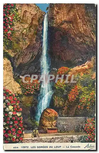 Cartes postales Les Gorges du Loup La Cascade