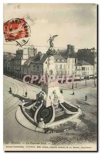 Cartes postales Reims La Fontaine Sube