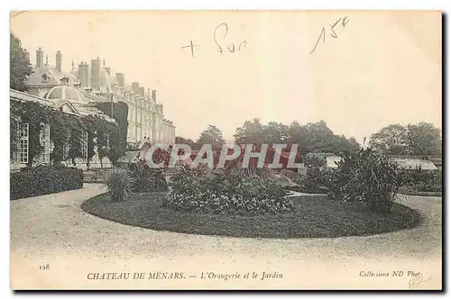 Cartes postales Chateau de Menars l'Orangerie et le Jardin