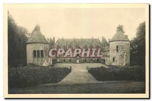 Cartes postales Chateau de Bussy Rabutin Cour d'Honneur