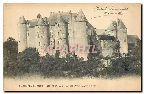 Ansichtskarte AK De Tours a Luynes Chateau de Luynes