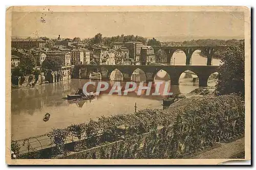 Ansichtskarte AK Albi Tarn Le Pont Vieux et le Pont Neuf