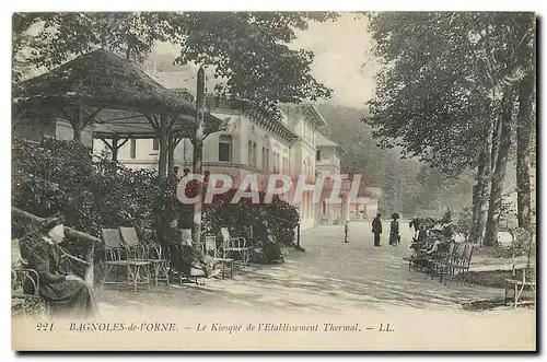 Cartes postales Bagnoles de l'Orne Le Kiosque de l'Etablissement Thermal