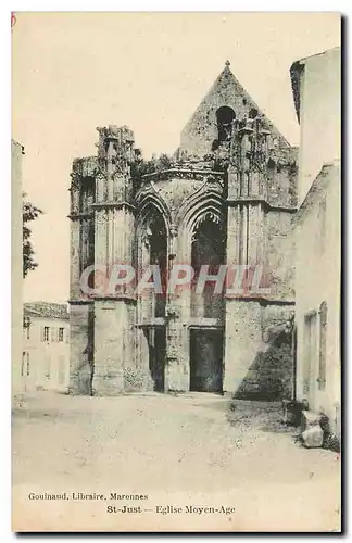 Cartes postales St Just Eglise Moyen Age