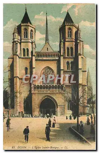 Cartes postales Dijon l'Eglise Sainte Benigne